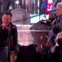 Watch Bruce Springsteen fill in for Bono at U2 concert