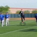 The Cubs Had a Mime Lead the Team’s Warm-Ups