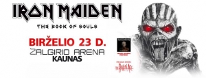 Iron Maiden Lithuanian Concert Poster